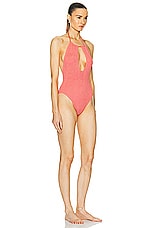 Bond Eye Bisou One Piece Swimsuit in Shell Lurex, view 2, click to view large image.