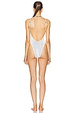Bond Eye Low Palace One Piece Swimsuit in Coconut Milk, view 3, click to view large image.