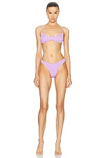 Bond Eye Christy Bikini Brief in Lilac Shimmer, view 4, click to view large image.