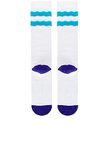 BOTTER x Reebok Socks in Aqua Blue, view 4, click to view large image.