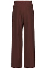 BOTTER Classic Trousers With Pleat in Red Check, view 2, click to view large image.