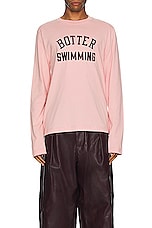 BOTTER Swimming T-shirt in Pink, view 3, click to view large image.
