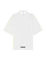 BOTTER x Reebok Short Sleeve T-shirt in Off White, view 2, click to view large image.