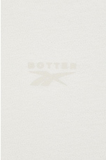BOTTER x Reebok Short Sleeve T-shirt in Off White, view 3, click to view large image.