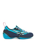 BOTTER x Reebok Sneakers in Aqua Blue & Blue, view 1, click to view large image.