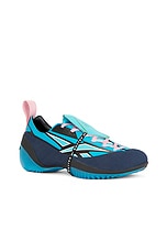 BOTTER x Reebok Sneakers in Aqua Blue & Blue, view 2, click to view large image.