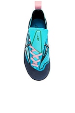 BOTTER x Reebok Sneakers in Aqua Blue & Blue, view 4, click to view large image.