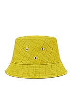 Bottega Veneta Hat in Kiwi, view 2, click to view large image.