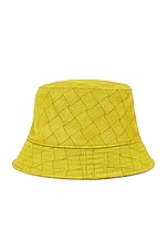 Bottega Veneta Hat in Kiwi, view 4, click to view large image.
