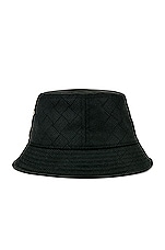 Bottega Veneta Hat in Black, view 3, click to view large image.