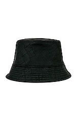 Bottega Veneta Hat in Black, view 4, click to view large image.
