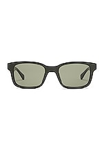 Bottega Veneta BV1146S Sunglasses in Shiny Solid Military Green & Solid Green, view 1, click to view large image.