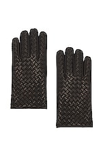 Bottega Veneta Intreccio Gloves in Fondant, view 1, click to view large image.