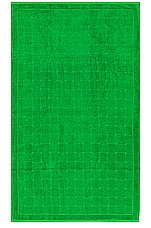 Bottega Veneta Big Square Towel in Grass, view 4, click to view large image.