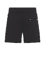 Bottega Veneta Tech Nylon Shorts in Black, view 2, click to view large image.
