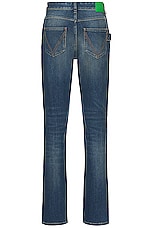 Bottega Veneta Medium Slim Denim Jeans in Mid Blue, view 2, click to view large image.