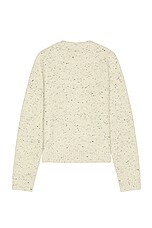 Bottega Veneta Multistitch Graphic Sweater in Dove, view 2, click to view large image.