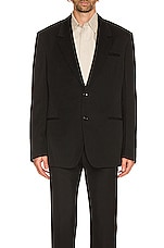 Bottega Veneta Suit Jacket in Black, view 3, click to view large image.