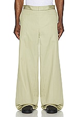 Bottega Veneta Sailor Trousers in Travertine, view 3, click to view large image.