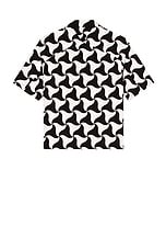 Bottega Veneta Shirt in Black & White, view 2, click to view large image.