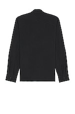Bottega Veneta Wool Shirt in Black, view 2, click to view large image.