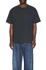 Bottega Veneta Double Layer T-Shirt in Shadow, view 4, click to view large image.