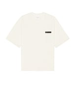Bottega Veneta Heavy Japanese Jersey T-Shirt in Soap, view 1, click to view large image.