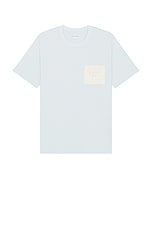 Bottega Veneta Jersey T-shirt With Notebook Pocket in Bubble, view 1, click to view large image.