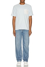 Bottega Veneta Jersey T-shirt With Notebook Pocket in Bubble, view 5, click to view large image.