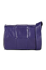 Bottega Veneta Card Case With Strap in Unicorn & Silver, view 1, click to view large image.