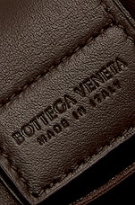 Bottega Veneta Cassette Phone Pouch Urban Leather in Light Brown & Silver, view 5, click to view large image.