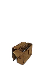 Bottega Veneta Small Padded Tech Cassette Paper Nylon in Mud, view 4, click to view large image.