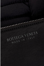 Bottega Veneta Medium Padded Tech Cassette Paper Bag in Black & Silver, view 5, click to view large image.