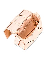 Bottega Veneta Card Case With Strap in Melon Washed & Silver, view 4, click to view large image.