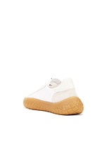 Bottega Veneta Sneaker in Optic White, view 3, click to view large image.