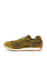 Bottega Veneta Orbit Sneaker in Olive Oil, view 5, click to view large image.