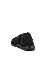 Bottega Veneta Sneaker in Black, view 3, click to view large image.