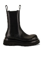 Bottega Veneta Chelsea Boot in Black, view 1, click to view large image.