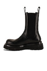 Bottega Veneta Chelsea Boot in Black, view 5, click to view large image.