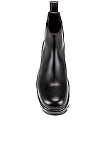 Bottega Veneta Ankle Boot in Black, view 4, click to view large image.