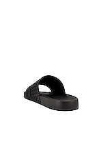 Bottega Veneta The Slider Sandal in Black, view 3, click to view large image.