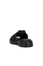 Bottega Veneta The Flash Sandal in Black, view 3, click to view large image.