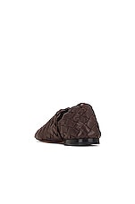 Bottega Veneta Lagoon Slipper in Dark Chestnut, view 3, click to view large image.