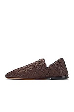 Bottega Veneta Lagoon Slipper in Dark Chestnut, view 5, click to view large image.