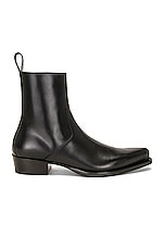Bottega Veneta Ripley Ankle Boot in Black, view 1, click to view large image.