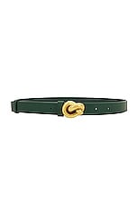 Bottega Veneta Pendant Belt in Emerald Green, view 1, click to view large image.