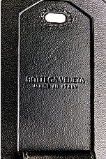Bottega Veneta Tag Holder in Black, view 3, click to view large image.