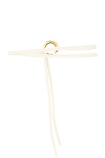 Bottega Veneta Knot Belt in String & Muse Brass, view 2, click to view large image.