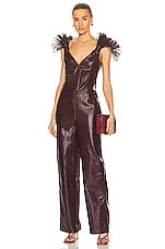 Bottega Veneta Jumpsuit in Ox Blood, view 1, click to view large image.