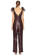 Bottega Veneta Jumpsuit in Ox Blood, view 3, click to view large image.
